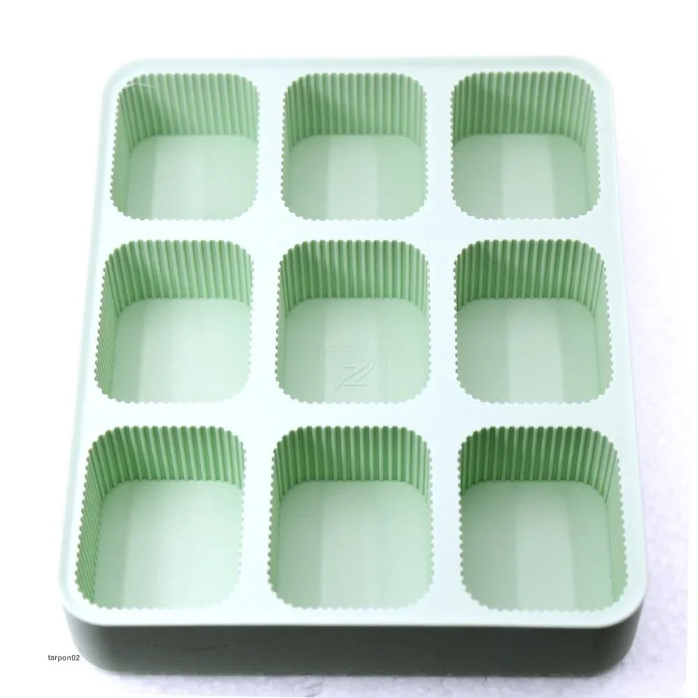 Nespresso Barista Single Ice Cube Silicone Tray-Made in Italy - Pistachio NIB